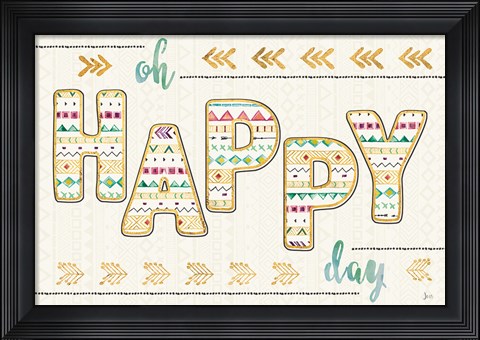 Framed Boho Quotes IV Print