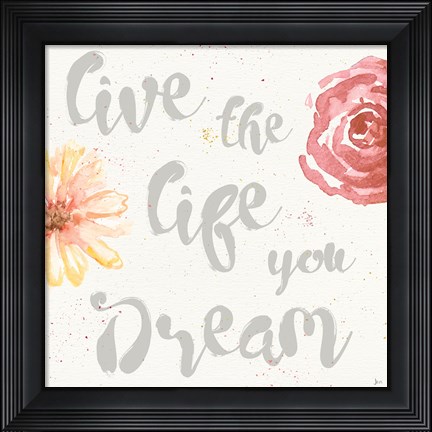 Framed Paris Blooms VII Square Print