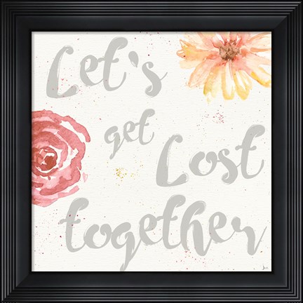 Framed Paris Blooms VIII Square Print