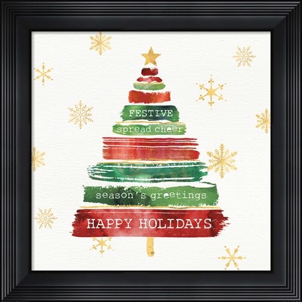 Framed Tree Trimming II Print