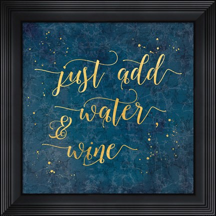 Framed Coastal Lace Words Print