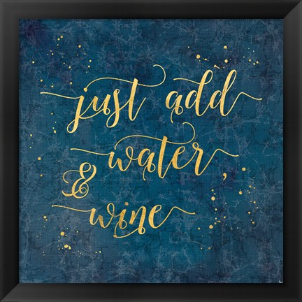 Framed Coastal Lace Words Print