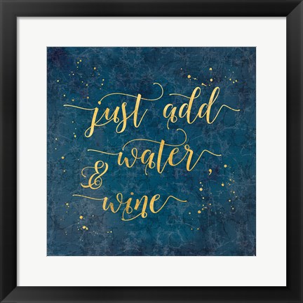 Framed Coastal Lace Words Print