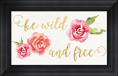 Framed Wild Bohemian V Special Print