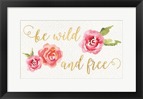 Framed Wild Bohemian V Special Print