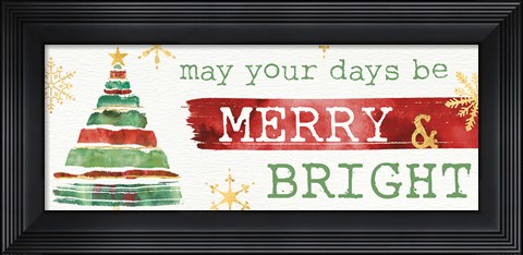 Framed Tree Trimming V Print