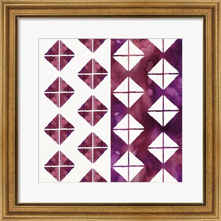 Framed Lost in Words Mixed Pattern I Print