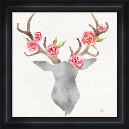 Framed Wild Bohemian I no gold Print