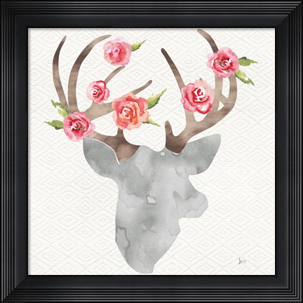 Framed Wild Bohemian II no gold Print