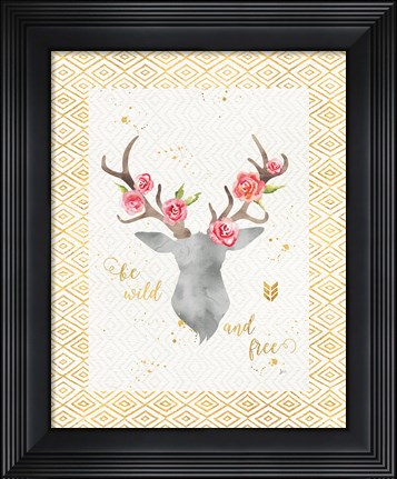 Framed Wild Bohemian I Print