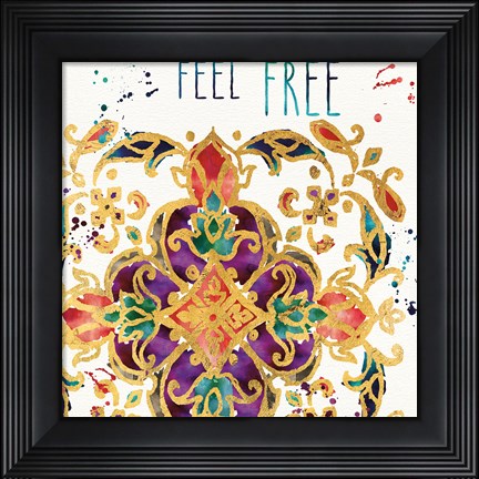 Framed Little Jewels Words IV Print