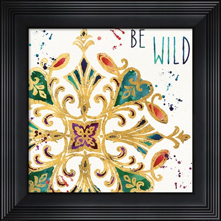 Framed Little Jewels Words II Print