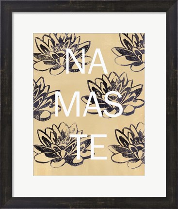 Framed Namaste Print