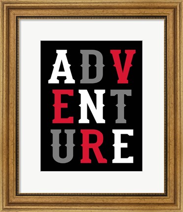 Framed Adventure Lumberjack Print