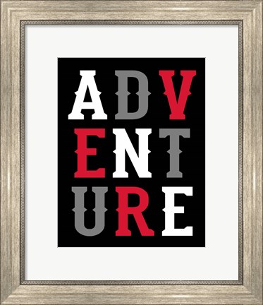 Framed Adventure Lumberjack Print