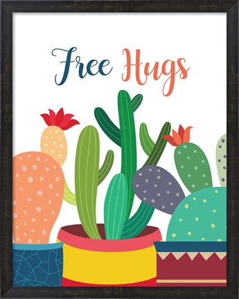 Framed Free Hugs Print