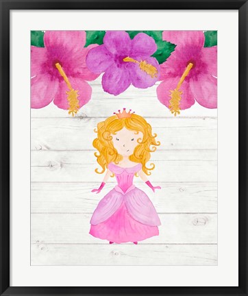 Framed Princess Flowers Print