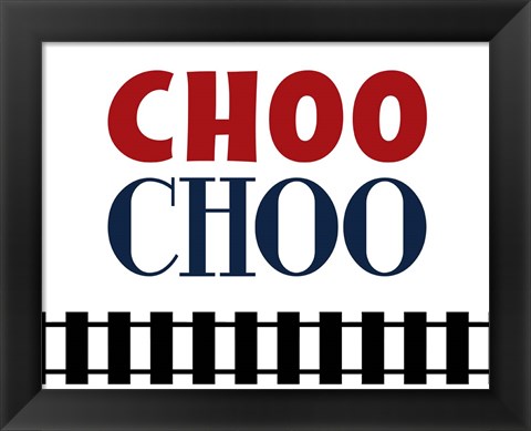 Framed Choo Choo Print