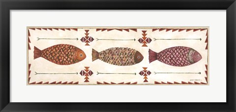 Framed Wild Fish III Print