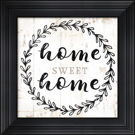Framed Home Sweet Home Print