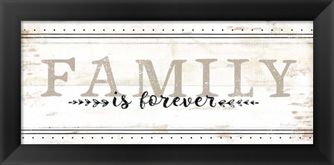 Framed Family is Forever Print