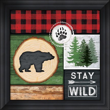 Framed Stay Wild Print