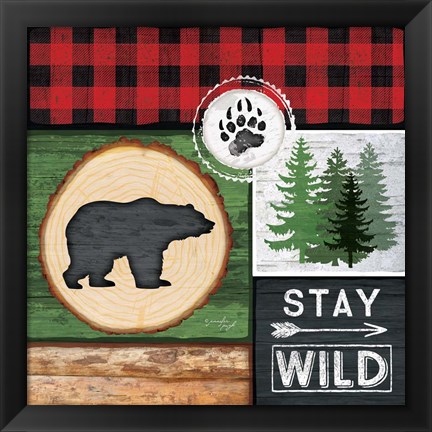 Framed Stay Wild Print