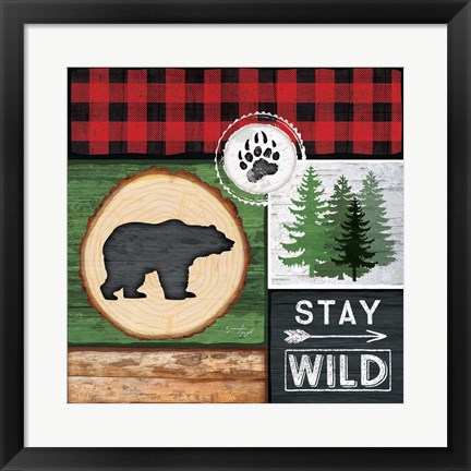 Framed Stay Wild Print