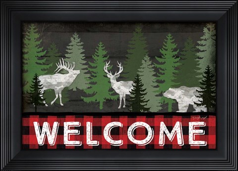 Framed Welcome Print