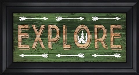 Framed Explore Print