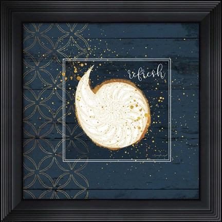 Framed Refresh Shell Print