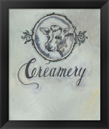 Framed Creamery Print