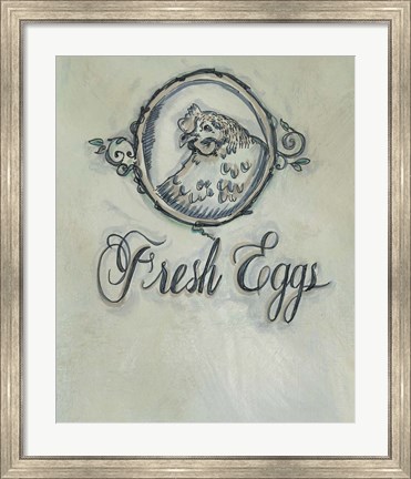 Framed Fresh Eggs Print