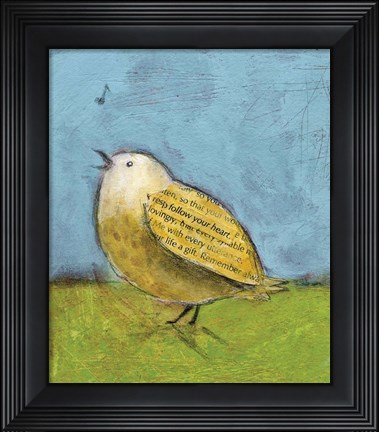 Framed Follow Your Heart Print