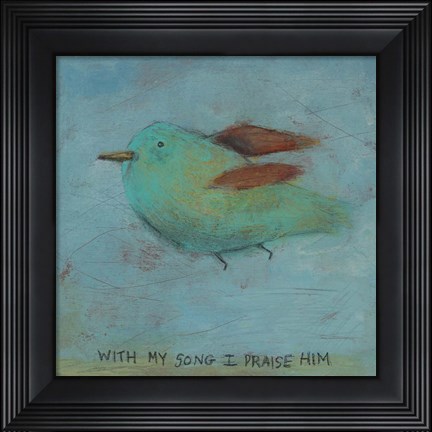 Framed Praise Him Print