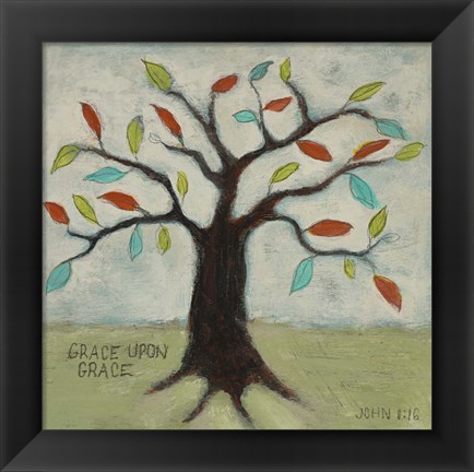 Framed Grace Upon Grace Print