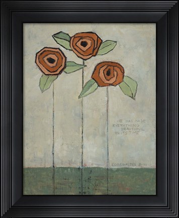 Framed Beautiful in Its Time Print