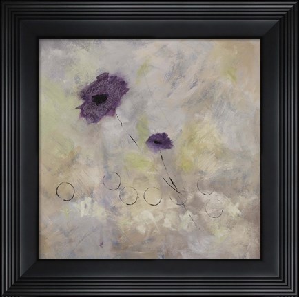 Framed Purple Flower II Print