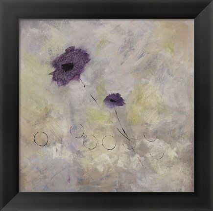 Framed Purple Flower II Print