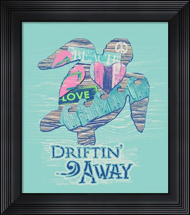 Framed Turtle Print