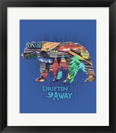 Framed Bear Print