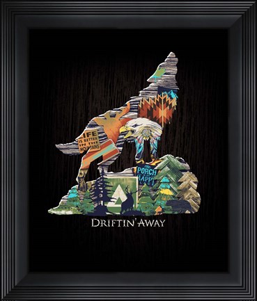 Framed Wolf Print