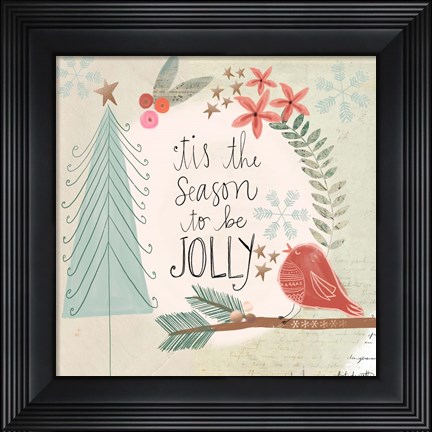 Framed Jolly Print