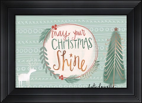 Framed Christmas Shine Print