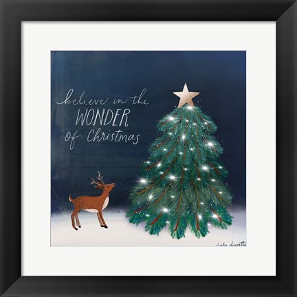 Framed Wonder of Christmas Print