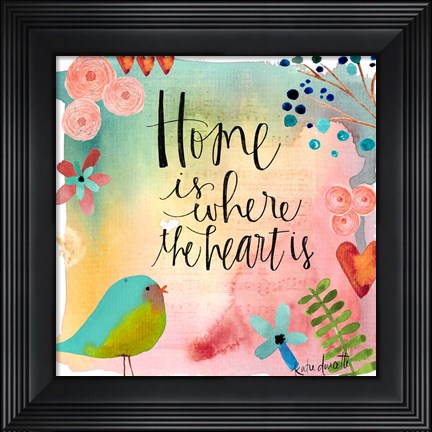 Framed Home Print
