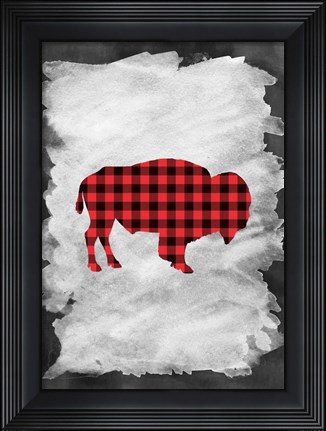 Framed Plaid Buffalo Print