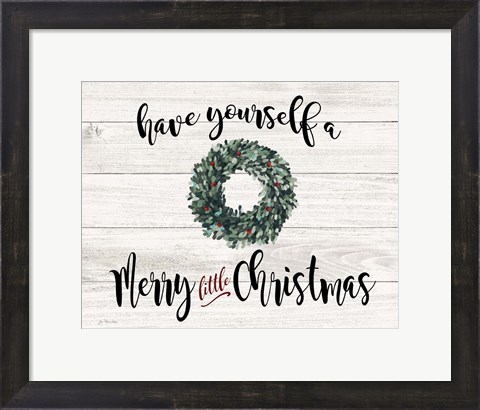 Framed Have Yourself a Merry Little Christmas Print