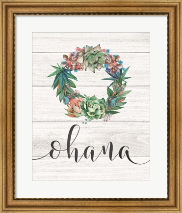 Framed Ohana Print