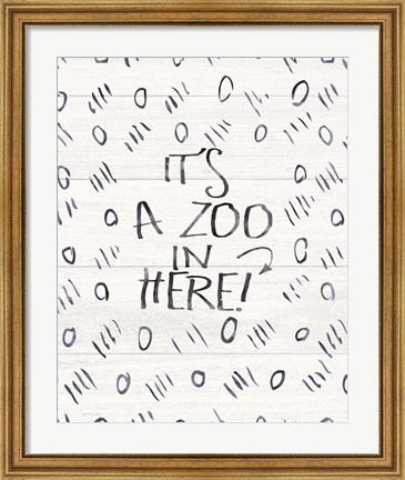 Framed It&#39;s a Zoo Print